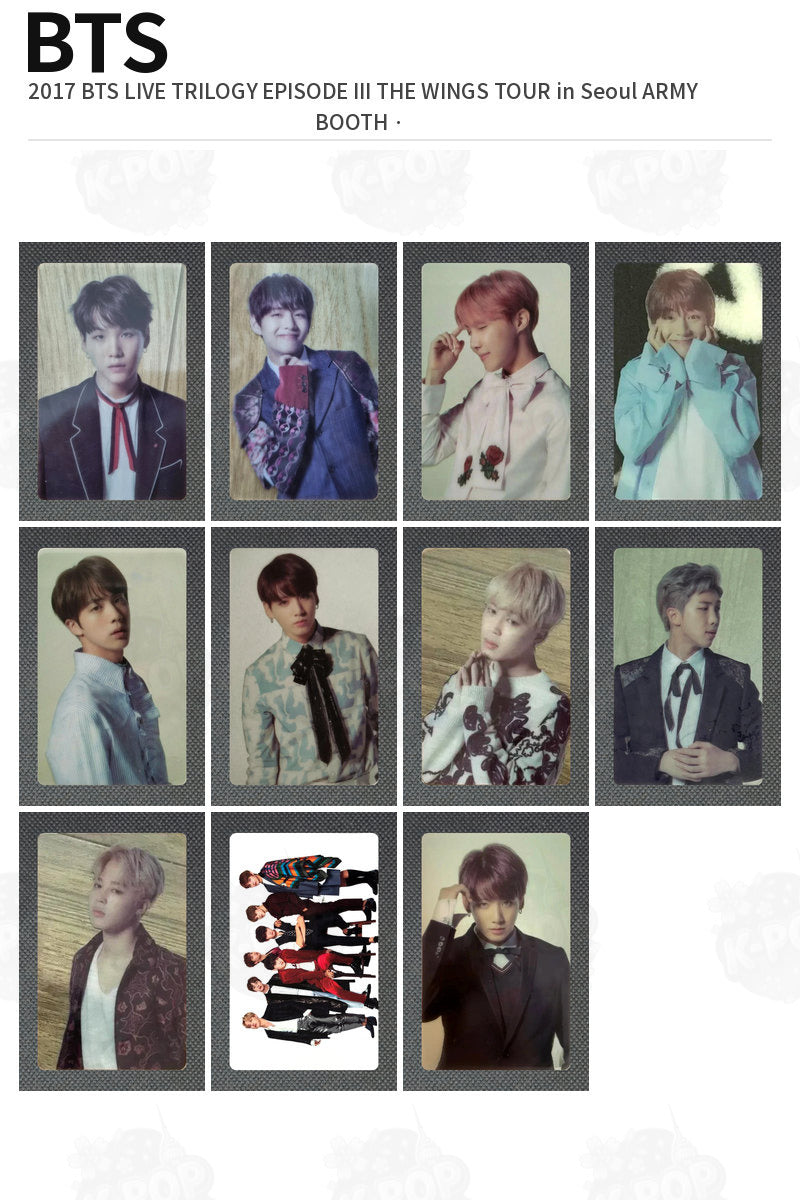 BTS 2017 BTS LIVE TRILOGY EPISODE III THE WINGS TOUR in Seoul ARMY BOOTH Jin