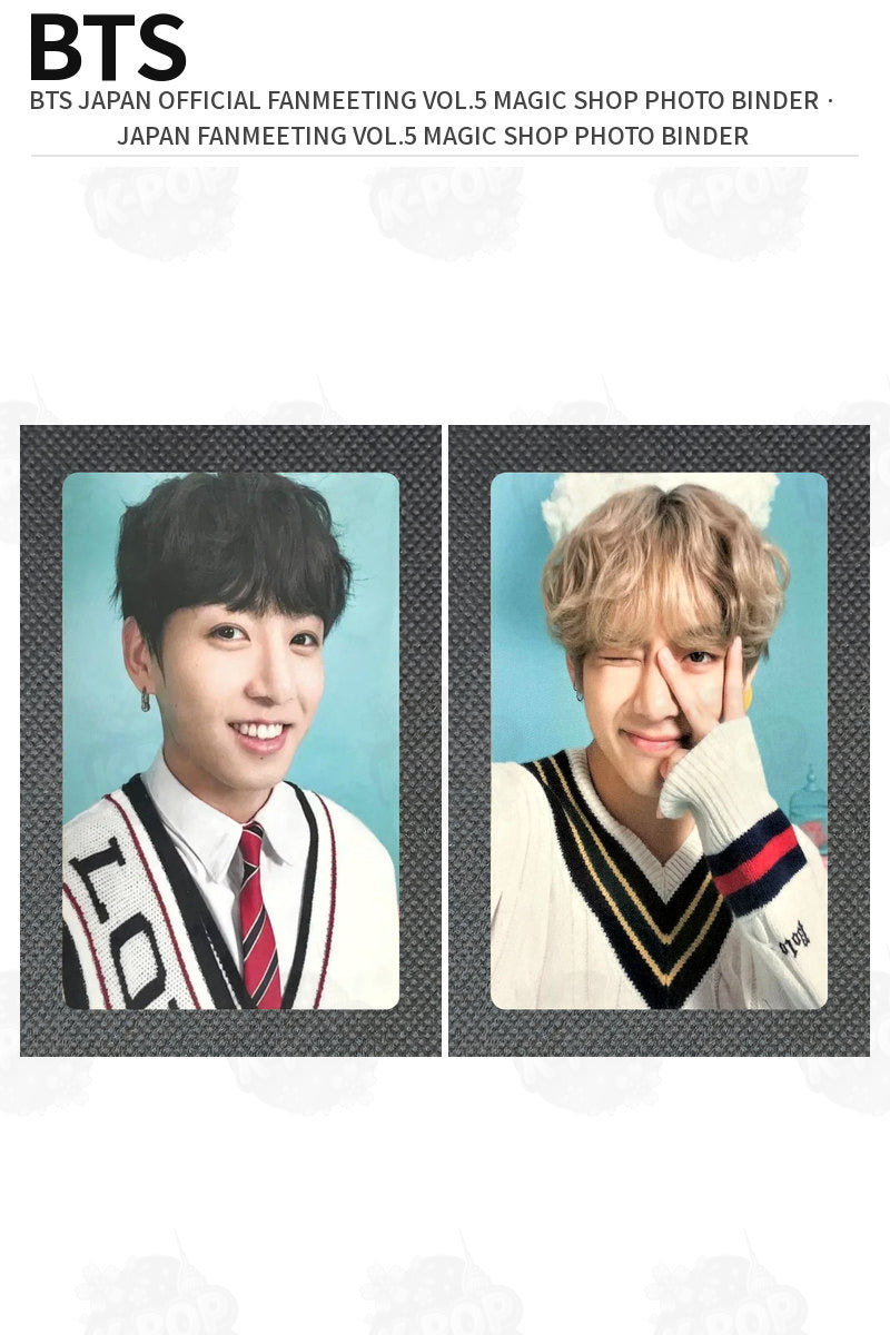 BTS Official JAPAN OFFICIAL FANMEETING VOL.5 MAGIC SHOP PHOTO Photocard Kpop