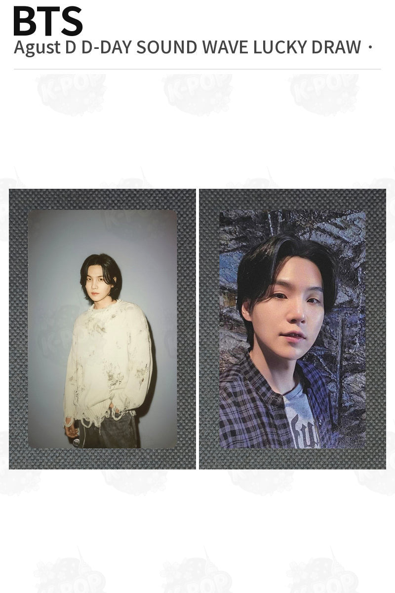 BTS Agust D D-DAY SOUND WAVE LUCKY DRAW SUGA