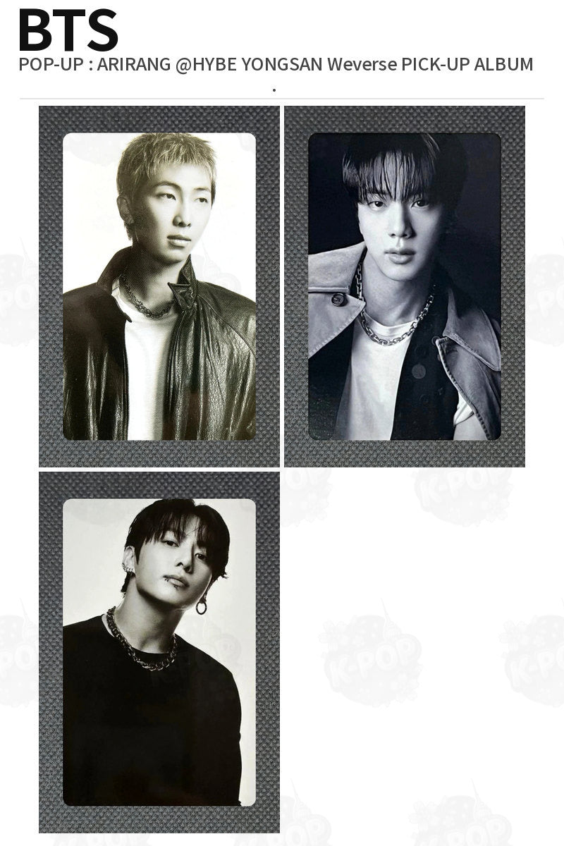 BTS POP-UP : ARIRANG @HYBE YONGSAN Weverse PICK-UP ALBUM JUNGKOOK