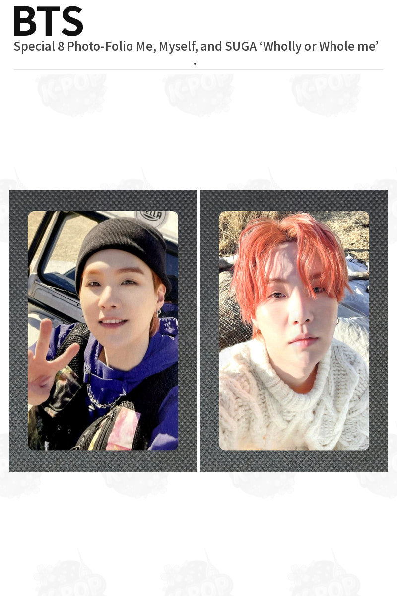 BTS Special 8 Photo-Folio Me, Myself, and SUGA ‘Wholly or Whole me’ SUGA