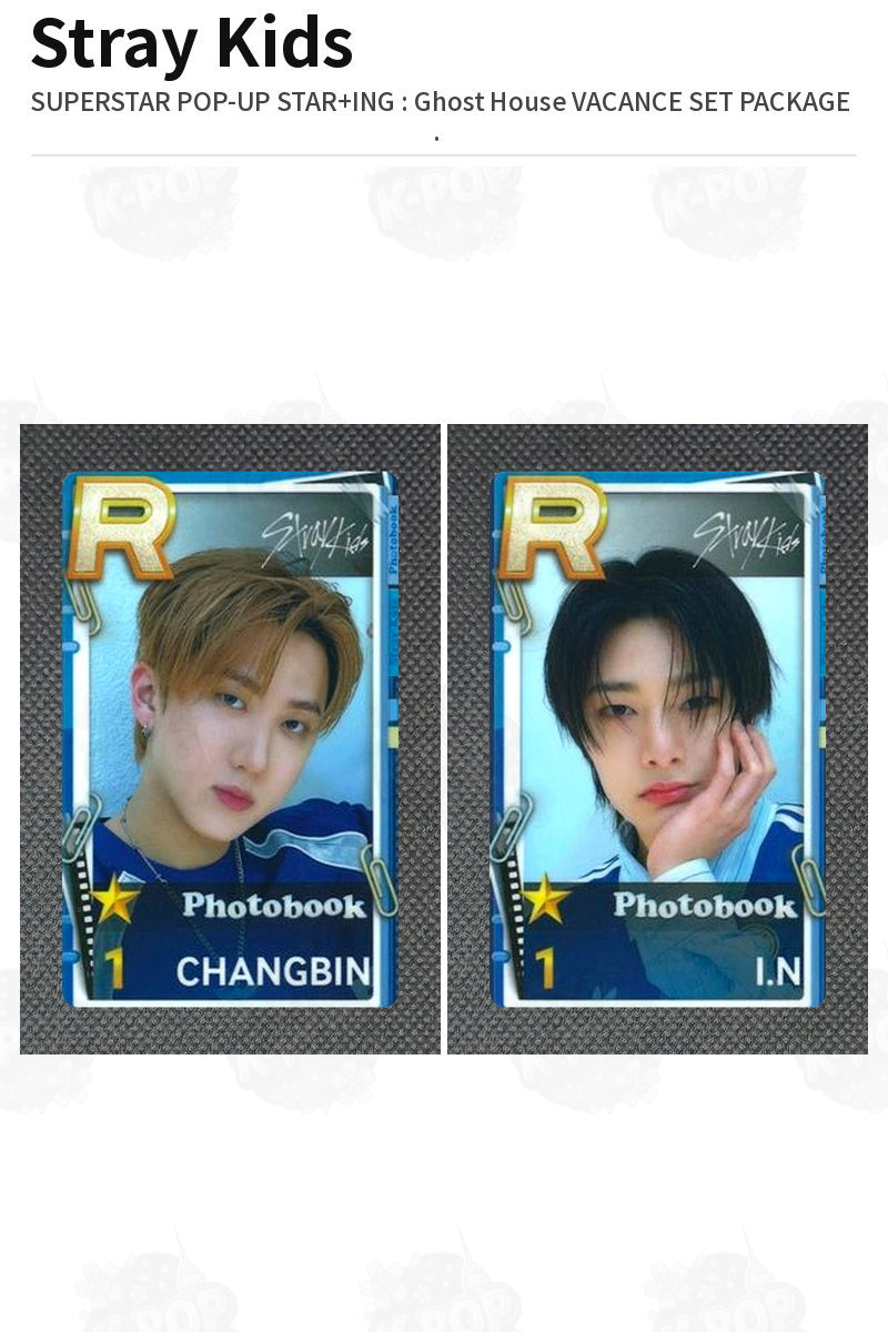 Stray Kids SUPERSTAR POP-UP STAR+ING : Ghost House VACANCE SET PACKAGE Changbin