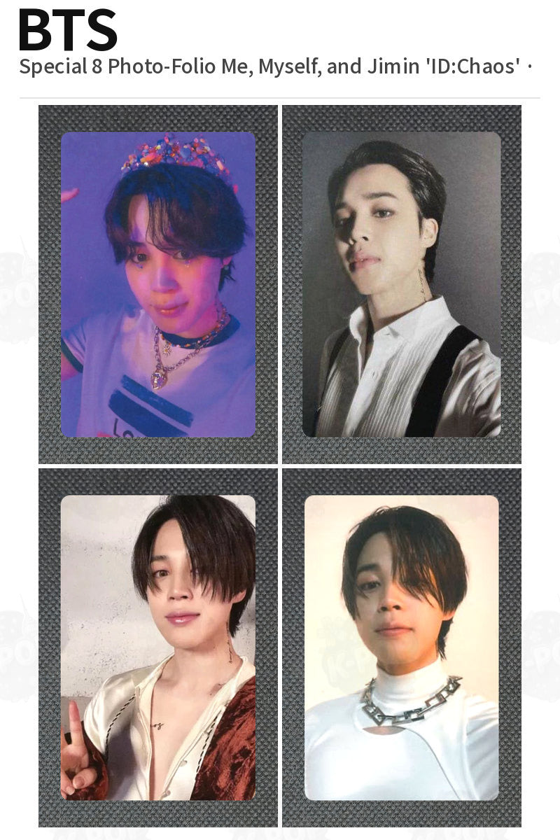 BTS Official Special 8 Photo-Folio Me, Myself, and Jimin 'ID:Chaos' Photocard