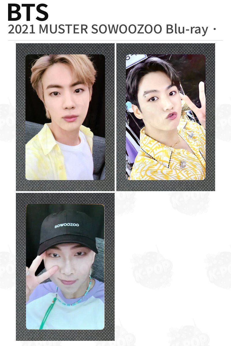 BTS Official 2021 MUSTER SOWOOZOO Blu-ray Photocard Kpop