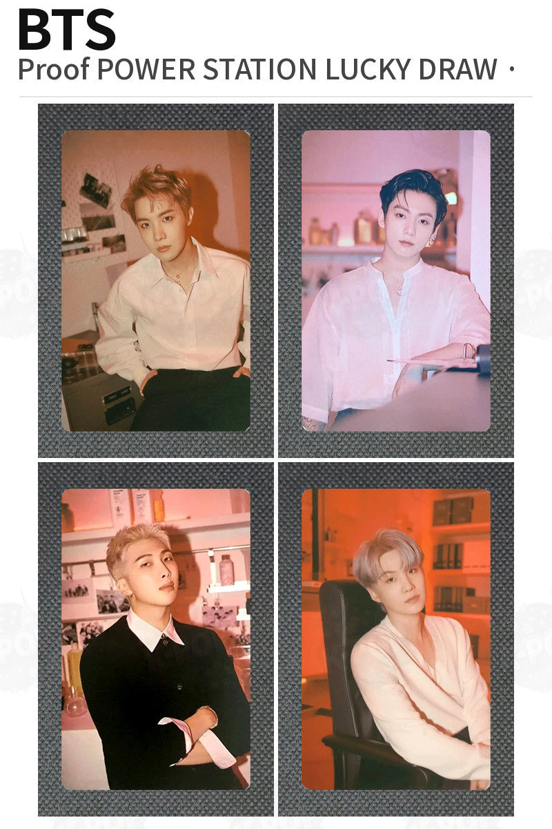BTS Official Proof POWER STATION LUCKY DRAW Photocard Kpop