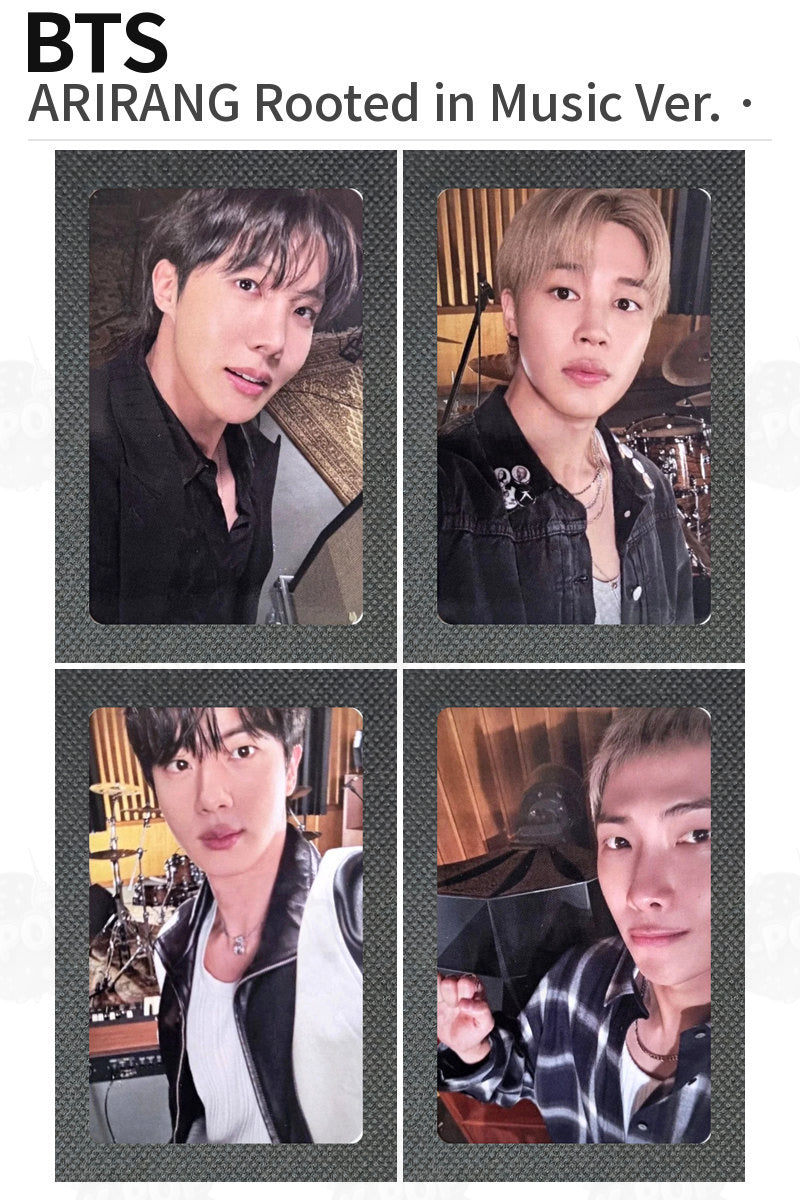 BTS Official ARIRANG Rooted in Music Ver. Photocard Kpop