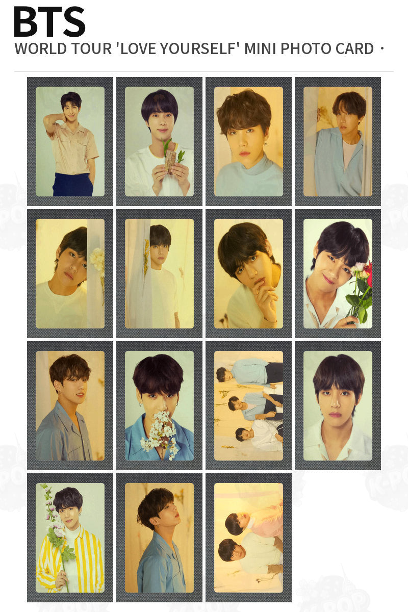 BTS WORLD TOUR 'LOVE YOURSELF' MINI PHOTO CARD J-Hope