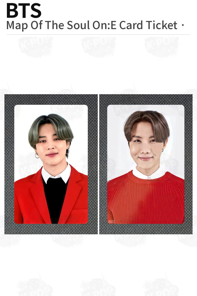BTS Map Of The Soul On:E Card Ticket J-Hope