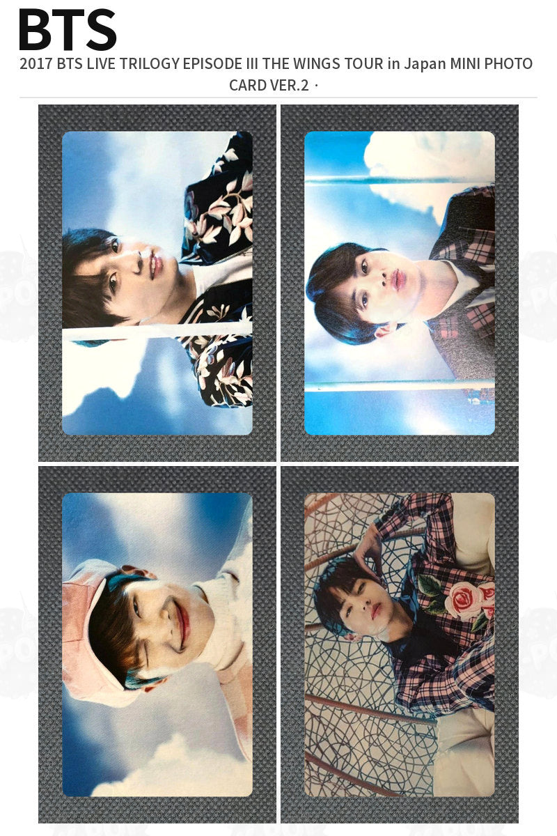 BTS 2017 BTS LIVE TRILOGY EPISODE III THE WINGS TOUR in Japan MINI PHOTO CARD VER.2 Jin