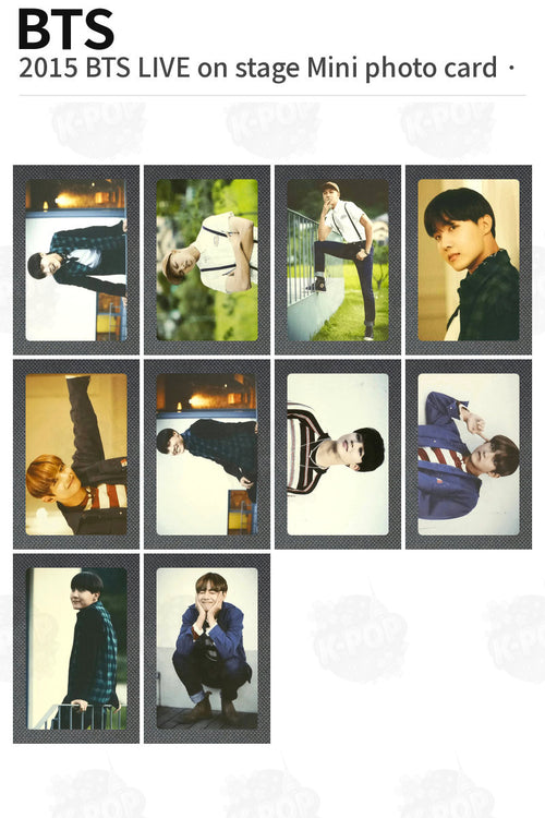 BTS 2015 BTS LIVE on stage Mini photo card J-Hope