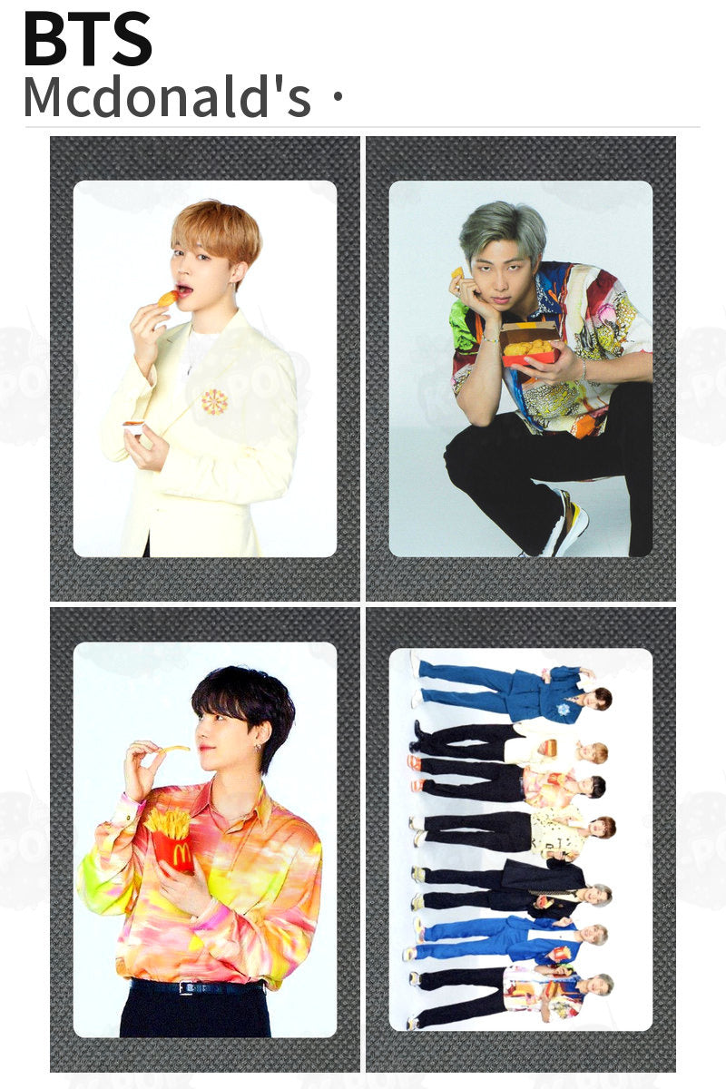 BTS Official Mcdonald's Photocard Kpop