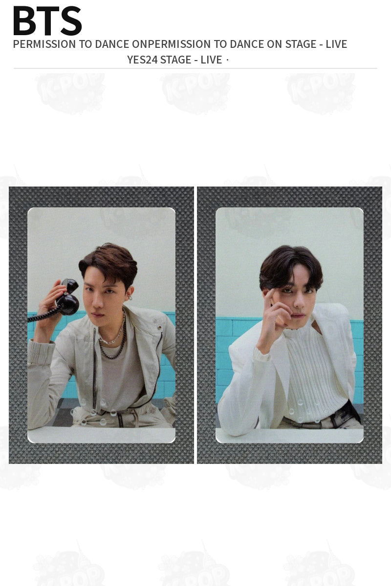 BTS Official PERMISSION TO DANCE ONPERMISSION TO DANCE ON STAGE Photocard Kpop