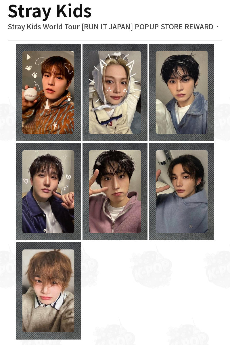Stray Kids Stray Kids World Tour [RUN IT JAPAN] POPUP STORE REWARD Felix