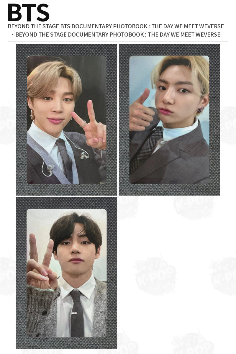 BTS Official BEYOND THE STAGE BTS DOCUMENTARY PHOTOBOOK : THE Photocard Kpop