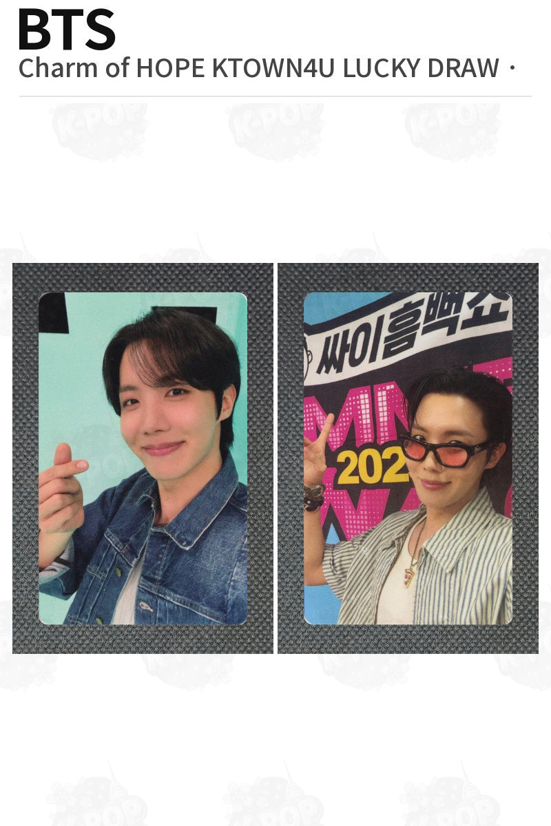 BTS Charm of HOPE KTOWN4U LUCKY DRAW J-Hope