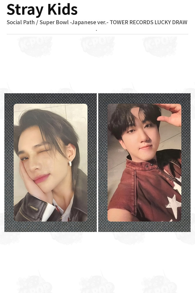 Stray Kids Social Path / Super Bowl -Japanese ver.- TOWER RECORDS LUCKY DRAW CHANGBIN