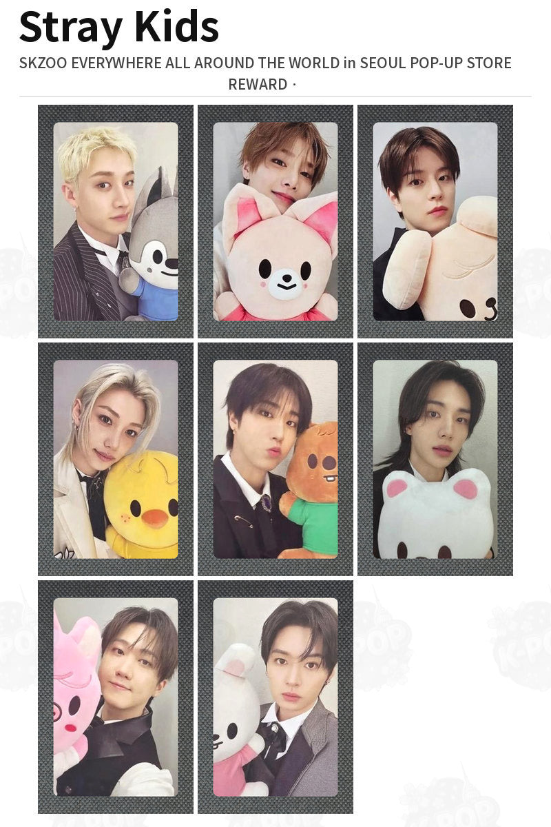 Stray Kids SKZOO EVERYWHERE ALL AROUND THE WORLD in SEOUL POP-UP STORE REWARD Felix