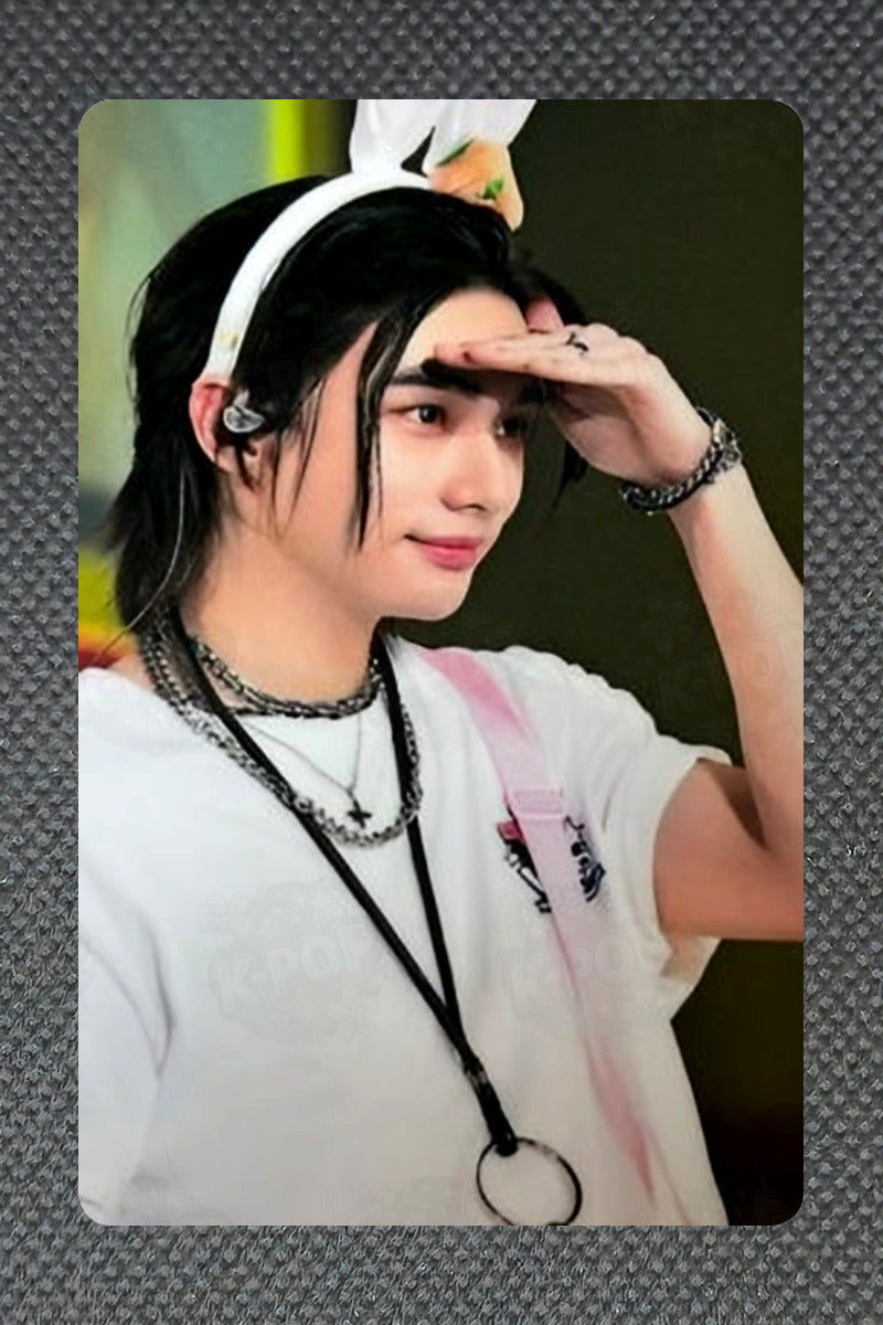 Stray Kids Stray Kids Fan Connecting 2024 SKZ TOY WORLD PHONE CALL LIVE PHOTO CARD Hyunjin