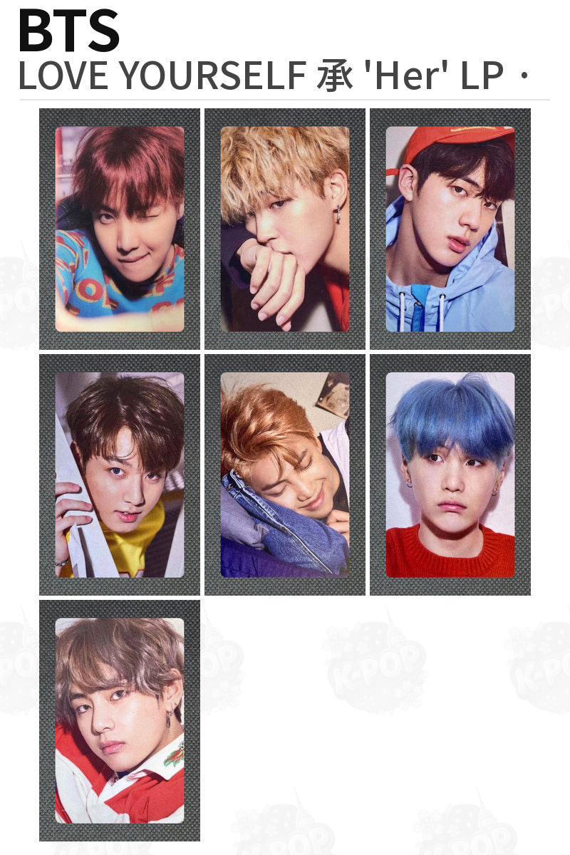 BTS Official LOVE YOURSELF 承 'Her' LP Photocard Kpop
