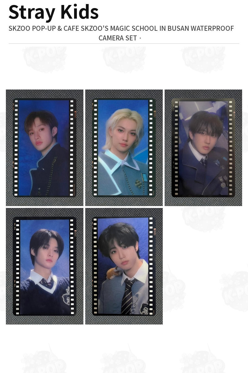 Stray Kids SKZOO POP-UP & CAFE SKZOO'S MAGIC SCHOOL IN BUSAN WATERPROOF CAMERA SET BANG CHAN