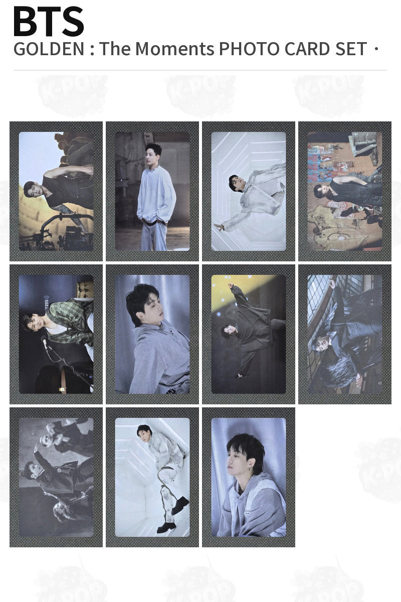 BTS GOLDEN : The Moments PHOTO CARD SET JUNGKOOK