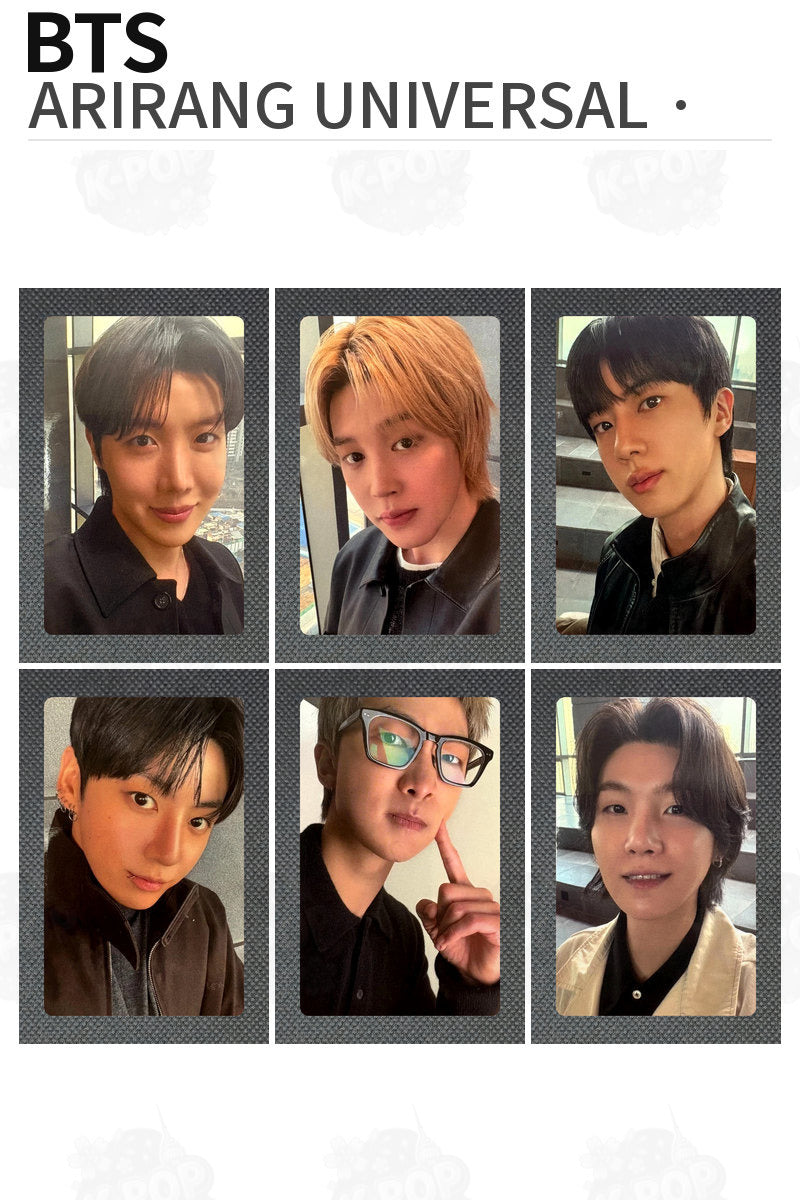 BTS Official ARIRANG UNIVERSAL Photocard Kpop