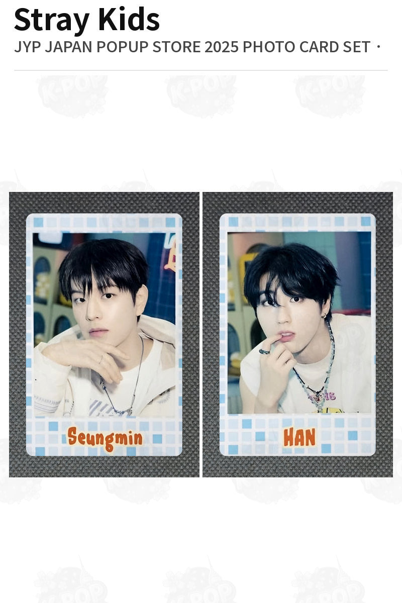 Stray Kids JYP JAPAN POPUP STORE 2025 PHOTO CARD SET HAN