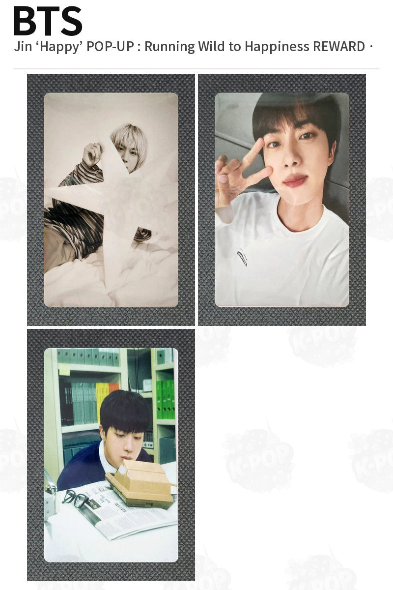BTS Jin ‘Happy’ POP-UP : Running Wild to Happiness REWARD Jin
