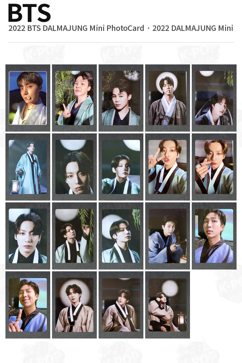 BTS Official 2022 BTS DALMAJUNG Mini PhotoCard 2022 DALMAJUNG Mini Photocard