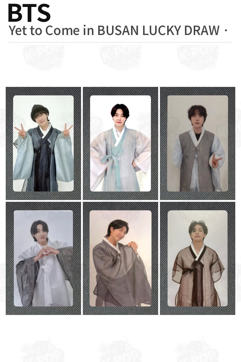 BTS Official Yet to Come in BUSAN LUCKY DRAW Photocard Kpop