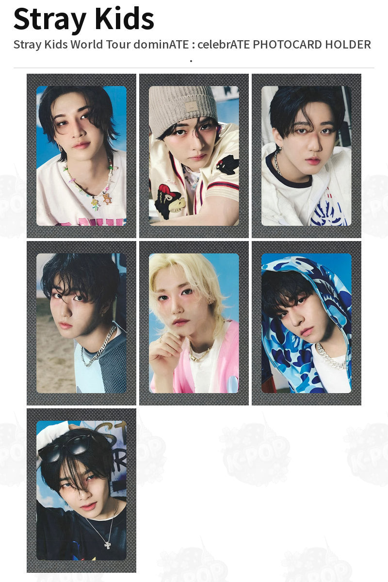Stray Kids Stray Kids World Tour dominATE : celebrATE PHOTOCARD HOLDER BANG CHAN