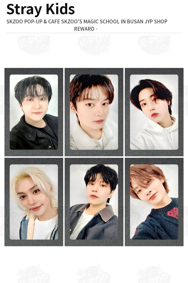 Stray Kids SKZOO POP-UP & CAFE SKZOO'S MAGIC SCHOOL IN BUSAN JYP SHOP REWARD FELIX