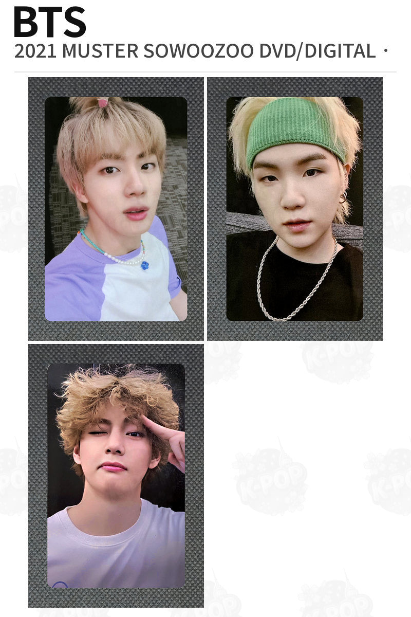 BTS Official 2021 MUSTER SOWOOZOO DVD/DIGITAL Photocard Kpop