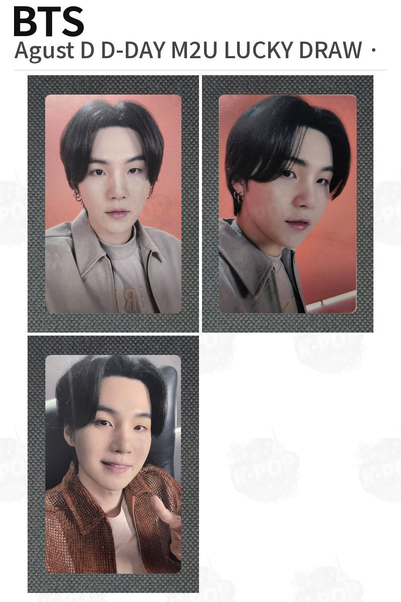 BTS Agust D D-DAY M2U LUCKY DRAW SUGA