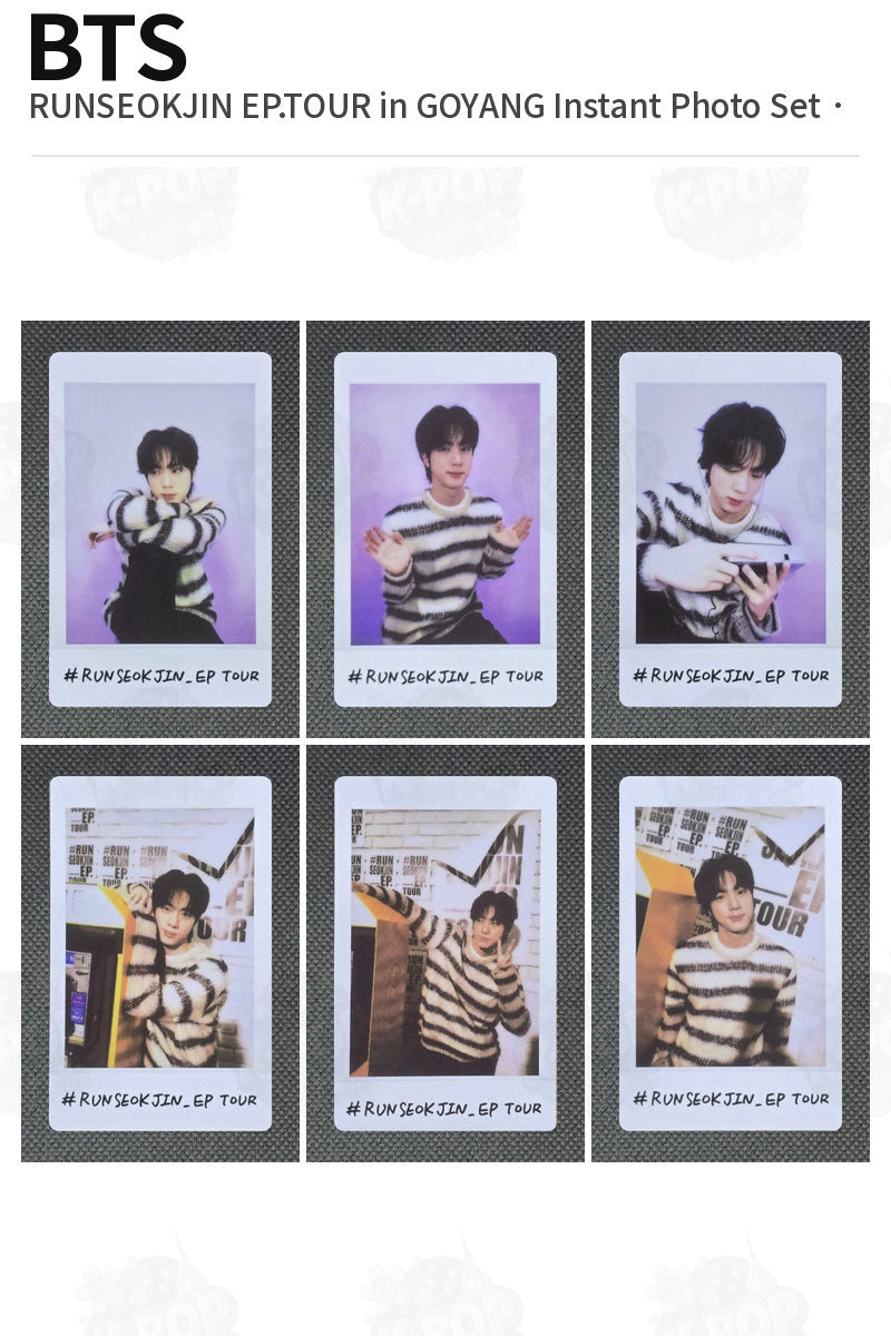 BTS RUNSEOKJIN EP.TOUR in GOYANG Instant Photo Set Jin