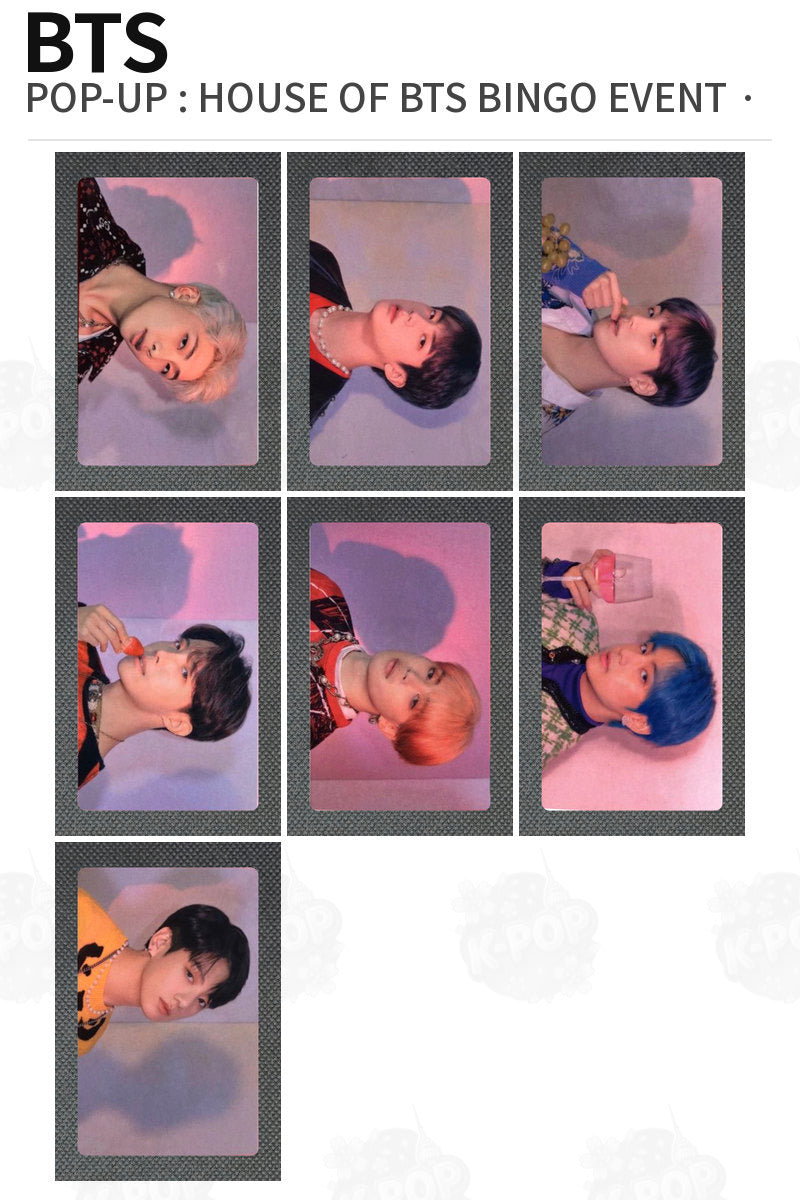 BTS POP-UP : HOUSE OF BTS BINGO EVENT Jin
