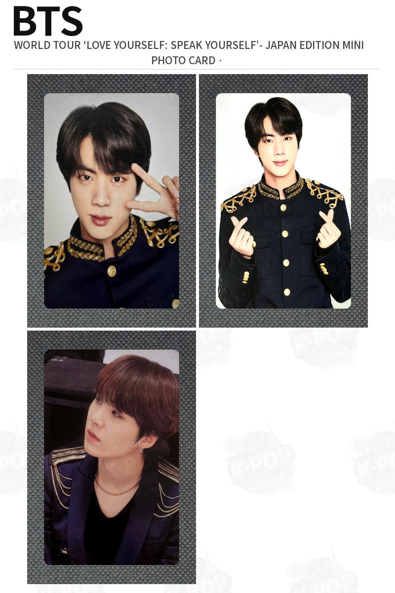 BTS WORLD TOUR ‘LOVE YOURSELF: SPEAK YOURSELF’- JAPAN EDITION MINI PHOTO CARD Jin