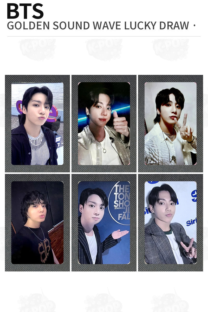 BTS GOLDEN SOUND WAVE LUCKY DRAW JUNGKOOK