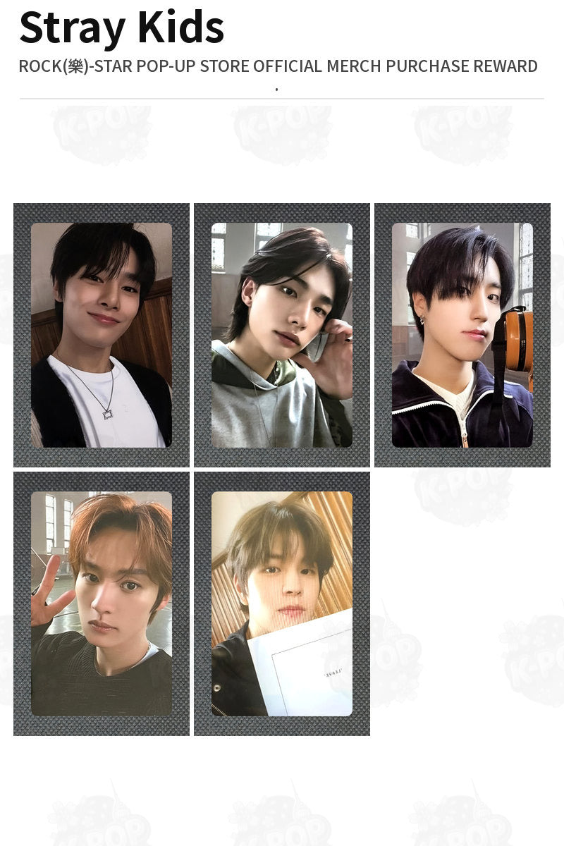 Stray Kids ROCK(樂)-STAR POP-UP STORE OFFICIAL MERCH PURCHASE REWARD HYUNJIN