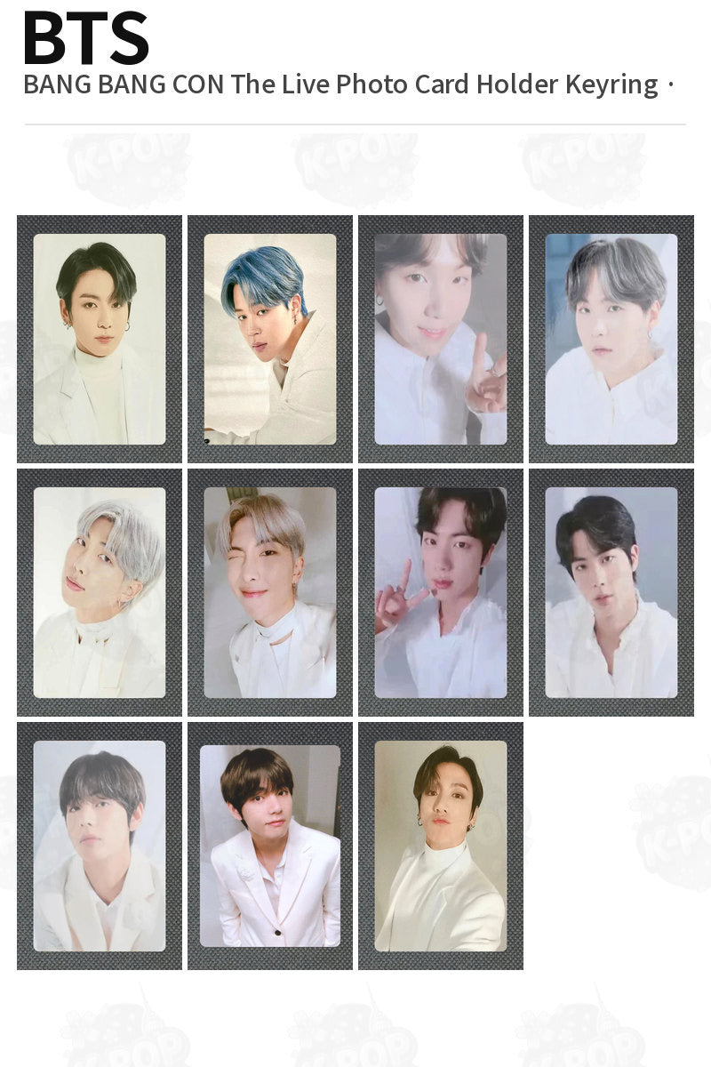 BTS BANG BANG CON The Live Photo Card Holder Keyring Jimin