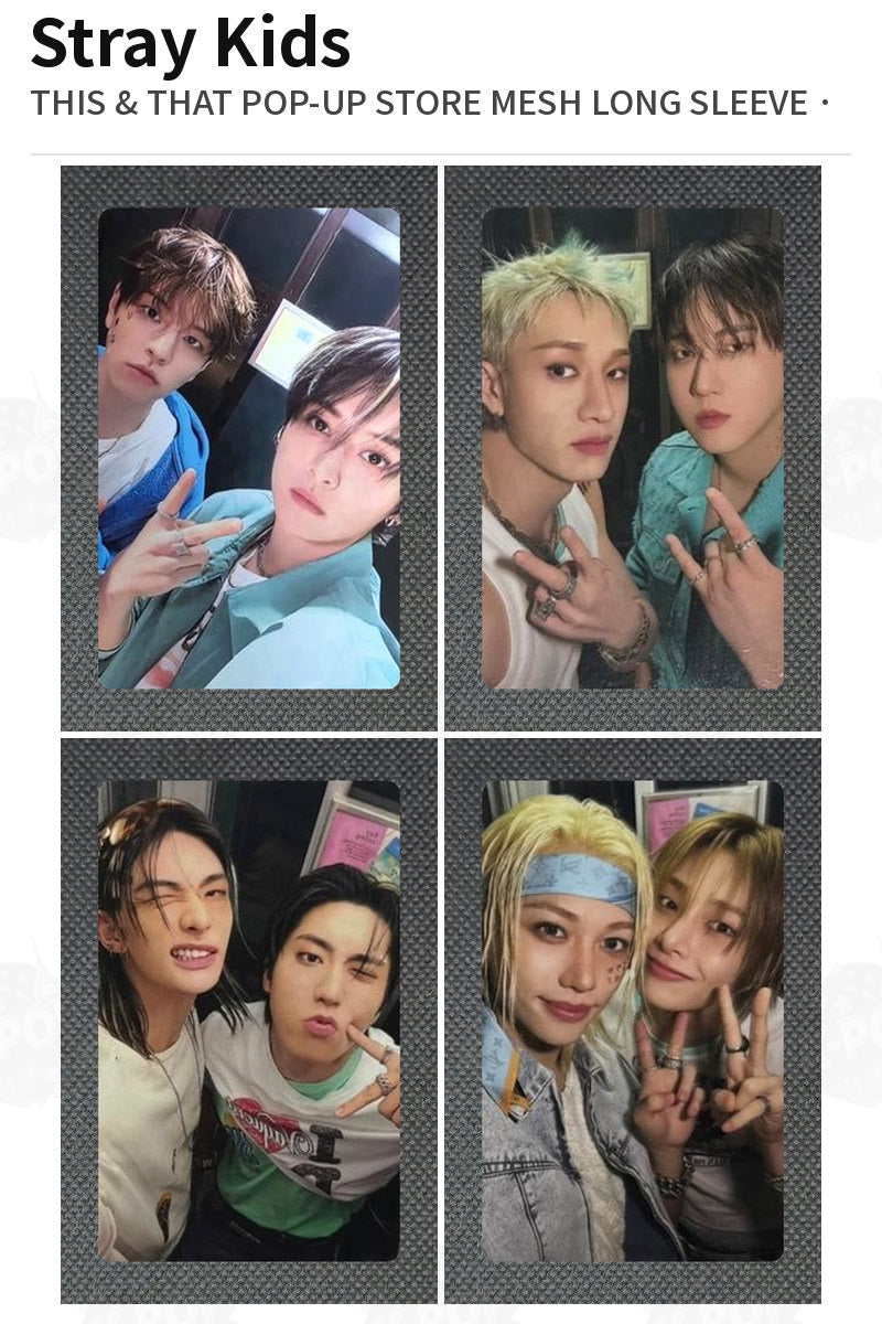 Stray Kids THIS & THAT POP-UP STORE MESH LONG SLEEVE Unit