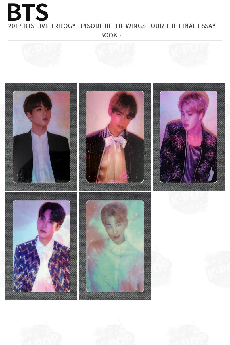 BTS 2017 BTS LIVE TRILOGY EPISODE III THE WINGS TOUR THE FINAL ESSAY BOOK RM