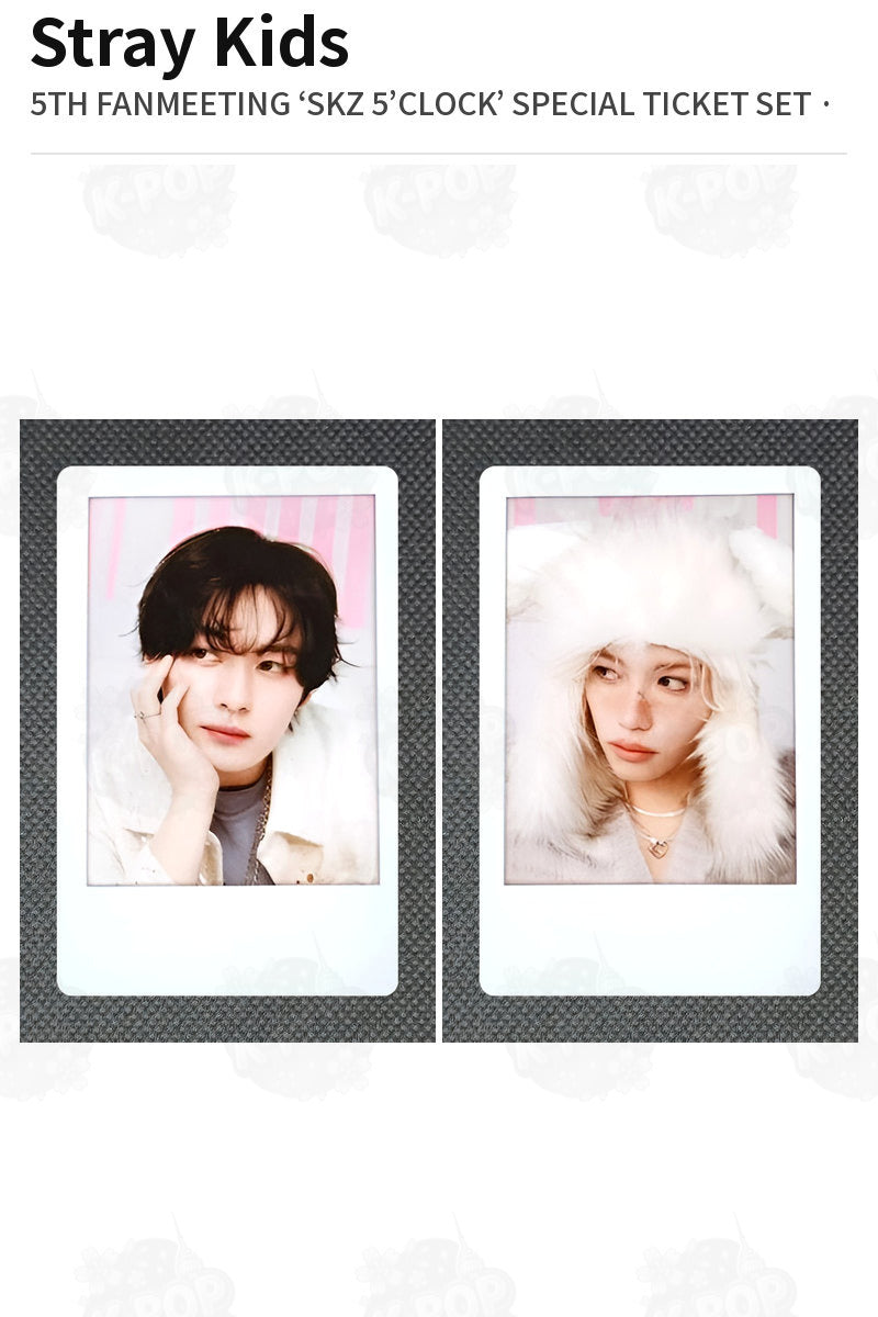 Stray Kids 5TH FANMEETING ‘SKZ 5’CLOCK’ SPECIAL TICKET SET FELIX