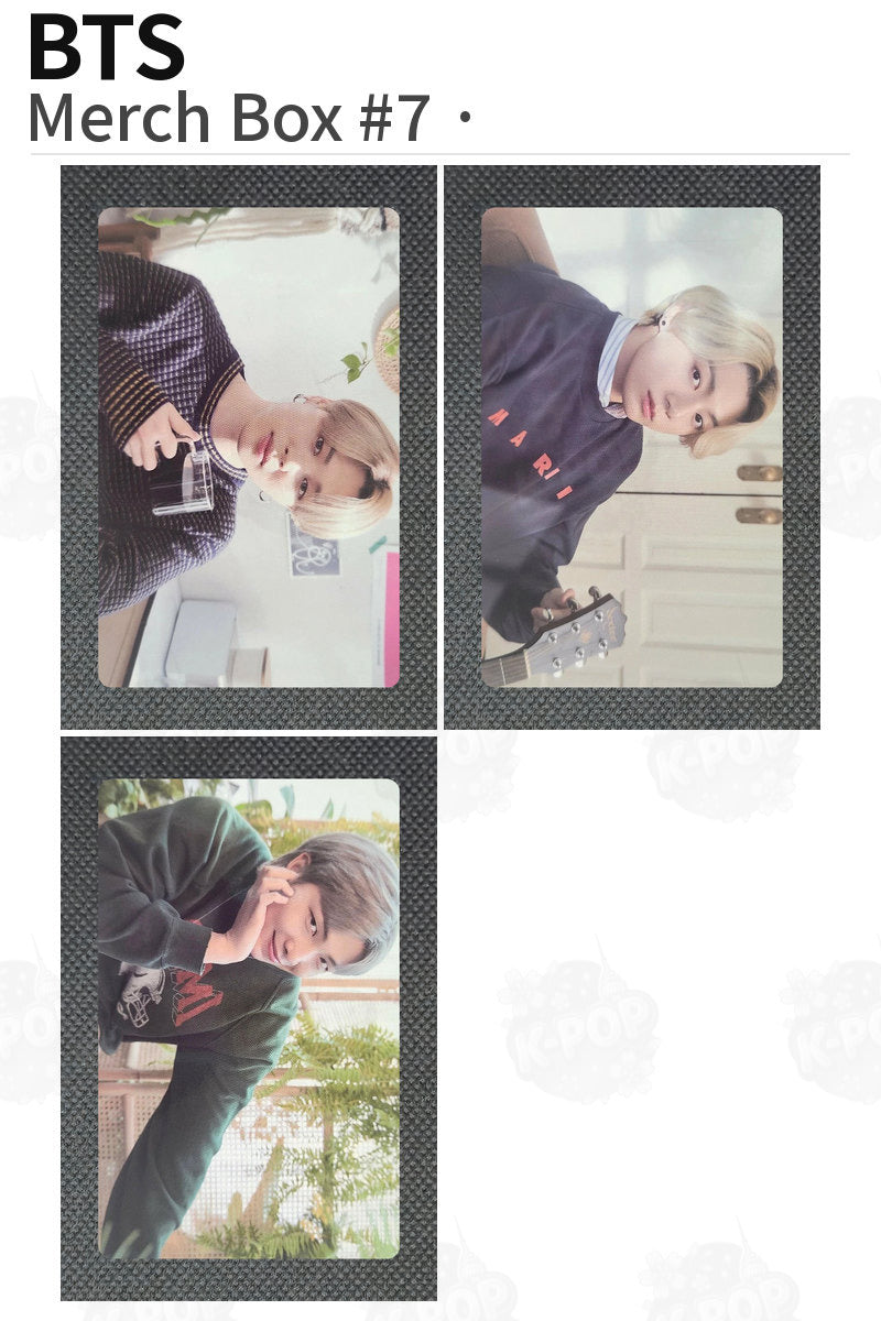 BTS Official Merch Box #7 Photocard Kpop