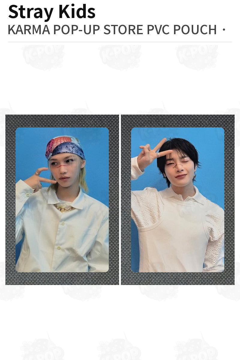 Stray Kids KARMA POP-UP STORE PVC POUCH FELIX