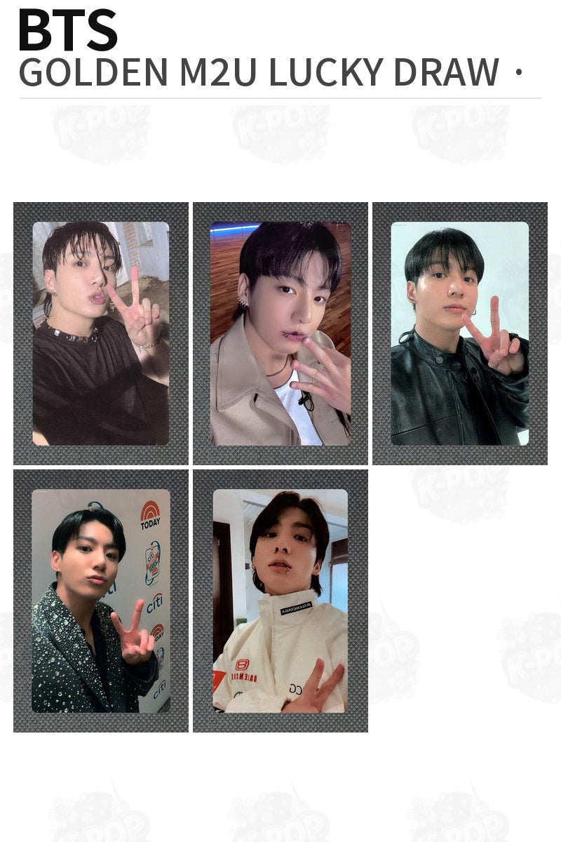 BTS GOLDEN M2U LUCKY DRAW JUNGKOOK