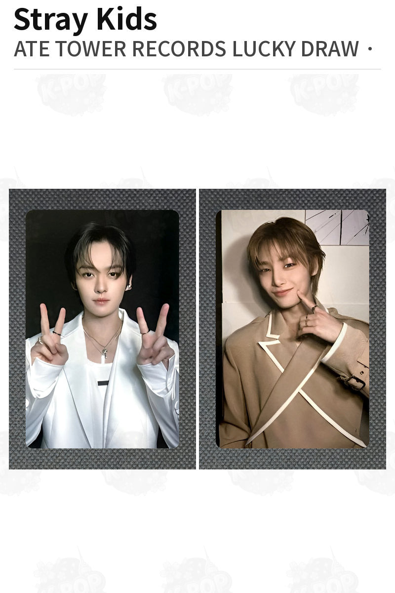 Stray Kids ATE TOWER RECORDS LUCKY DRAW I.N