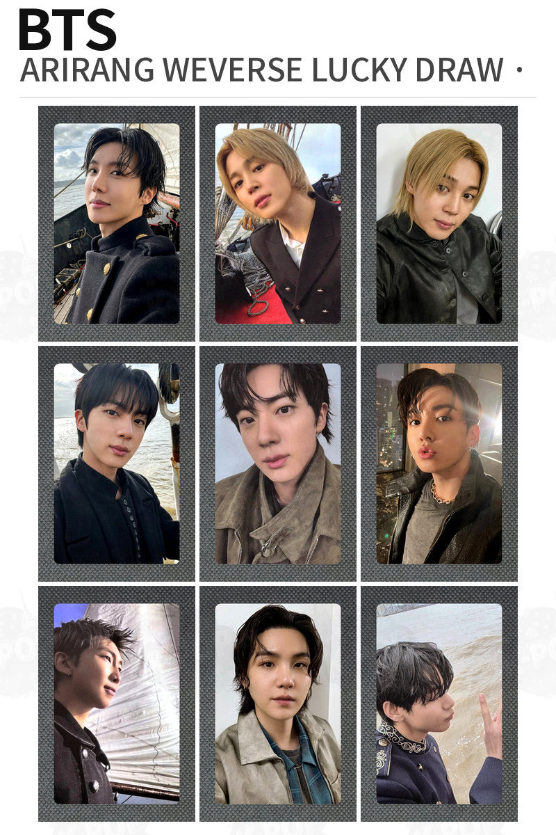 BTS Official ARIRANG WEVERSE LUCKY DRAW Photocard Kpop