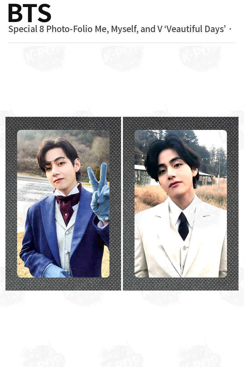 BTS Official Special 8 Photo-Folio Me, Myself, and V ‘Veautiful Days’ Photocard