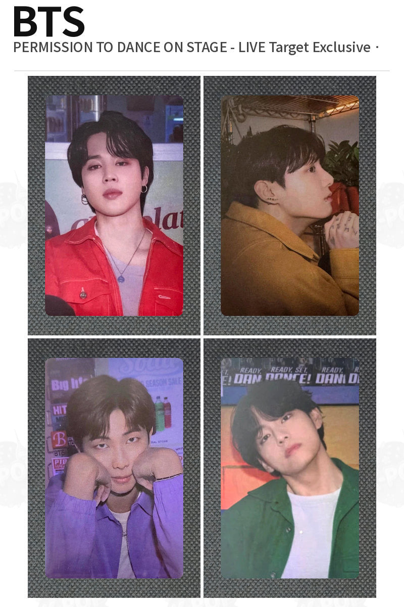 BTS Official PERMISSION TO DANCE ON STAGE - LIVE Target Exclusive Photocard Kpop